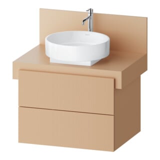 Duravit Waschtischunterschrank Balcoon 70x57x53,4cm, Terra strukt., 2 SchKa.