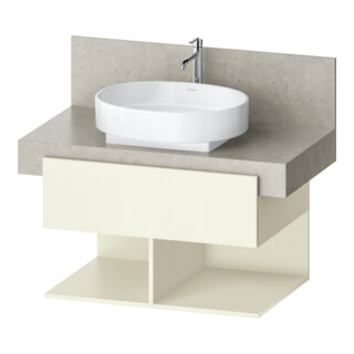 Duravit Waschtischunterschrank Balcoon 80x57x52,2cm, el str, 1 Kast, 2 off Fä