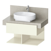 Duravit Waschtischunterschrank Balcoon 80x57x52,2cm, el str, 1 Kast, 2 off Fä