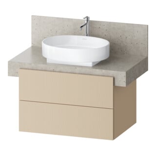 Duravit Waschtischunterschrank Balcoon 80x57x52,2cm, s.beige strukt., 2 SchKa.
