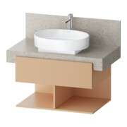 Duravit Waschtischunterschrank Balcoon 80x57x52,2cm, Ter str, 1 Kast, 2 off Fä