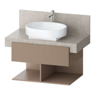 Duravit Waschtischunterschrank Balcoon 80x57x52,2cm, u str, 1 Kast, 2 off Fäch.