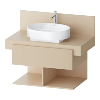 Duravit Waschtischunterschrank Balcoon 80x57x53,4cm, s.b str, 1 Kast, 2 off Fä