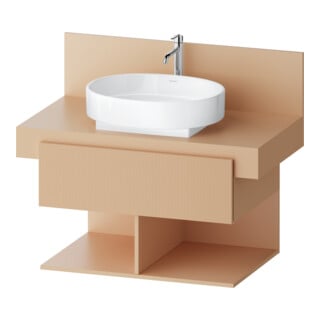 Duravit Waschtischunterschrank Balcoon 80x57x53,4cm, Ter str, 1 Kast, 2 off Fä