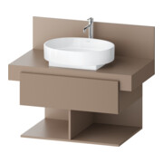 Duravit Waschtischunterschrank Balcoon 80x57x53,4cm, u str, 1 Kast, 2 off Fäch.
