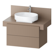 Duravit Waschtischunterschrank Balcoon 80x57x53,4cm, umb strukt., 2 Schubkästen