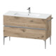 Duravit Waschtischunterschrank boden Sivida 121x59,1x47,7cm, 2 Schub., E Marm, G chr-1
