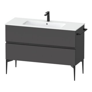 Duravit Waschtischunterschrank boden Sivida 121x59,1x47,7cm, 2 Schub., gra m, Gr. sw