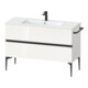 Duravit Waschtischunterschrank boden Sivida 121x59,1x47,7cm, 2 Schub., w hgl, Gr. sw-1