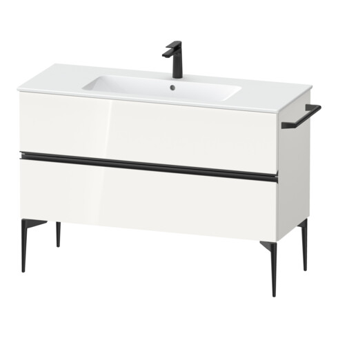Duravit Waschtischunterschrank boden Sivida 121x59,1x47,7cm, 2 Schub., w hgl, Gr. sw