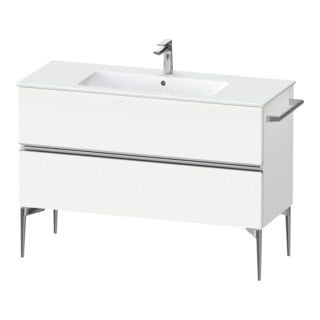 Duravit Waschtischunterschrank boden Sivida 121x59,1x47,7cm, 2 Schub., w ma, Gr. chr