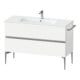Duravit Waschtischunterschrank boden Sivida 121x59,1x47,7cm, 2 Schub., w ma, Gr. chr-1