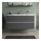 Duravit Waschtischunterschrank boden Sivida 121x59,2x47,7cm, 2 SBK, gra ma, Gr. chr-4
