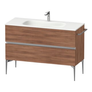 Duravit Waschtischunterschrank boden Sivida 121x59,2x47,7cm, 2 SBK, N Nat, Gr. chr