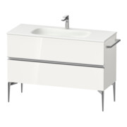 Duravit Waschtischunterschrank boden Sivida 121x59,2x47,7cm, 2 SBK, we. hgl, Gr. chr-1