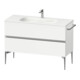 Duravit Waschtischunterschrank boden Sivida 121x59,2x47,7cm, 2 SBK, we. ma, Gr. chr-1