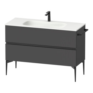 Duravit Waschtischunterschrank boden Sivida 121x59,2x47,7cm, 2 Schub., gra m, Gr. sw