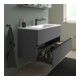 Duravit Waschtischunterschrank boden Sivida 121x59,2x47,7cm, 2 Schub., gra m, Gr. sw-5