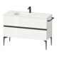 Duravit Waschtischunterschrank boden Sivida 121x59,2x47,7cm, 2 Schub., w hgl, Gr. sw-1