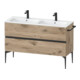 Duravit Waschtischunterschrank boden Sivida 128x59,1x47,7cm, 2 Schub., E Marm, G sw