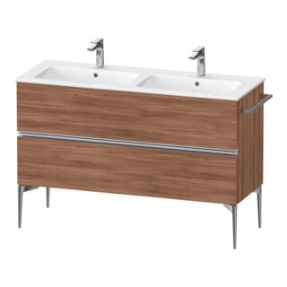Duravit Waschtischunterschrank boden Sivida 128x59,1x47,7cm, 2 Schub., N N, Gr. chr