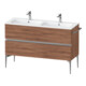 Duravit Waschtischunterschrank boden Sivida 128x59,1x47,7cm, 2 Schub., N N, Gr. chr-1