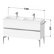 Duravit Waschtischunterschrank boden Sivida 128x59,1x47,7cm, 2 Schub., N N, Gr. chr-3