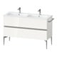 Duravit Waschtischunterschrank boden Sivida 128x59,1x47,7cm, 2 Schub., w g, Gr. chr-1