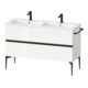 Duravit Waschtischunterschrank boden Sivida 128x59,1x47,7cm, 2 Schub., w hgl, Gr. sw-1