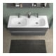 Duravit Waschtischunterschrank boden Sivida 128x59,2x47,7cm, 2 SBK, gra ma, Gr. chr-2