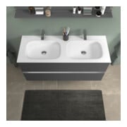 Duravit Waschtischunterschrank boden Sivida 128x59,2x47,7cm, 2 SBK, gra ma, Gr. chr-2