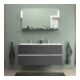 Duravit Waschtischunterschrank boden Sivida 128x59,2x47,7cm, 2 SBK, gra ma, Gr. chr-4