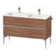 Duravit Waschtischunterschrank boden Sivida 128x59,2x47,7cm, 2 SBK, N Nat, Gr. chr-1