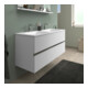 Duravit Waschtischunterschrank boden Sivida 128x59,2x47,7cm, 2 SBK, we. ma, Gr. chr-2