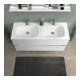 Duravit Waschtischunterschrank boden Sivida 128x59,2x47,7cm, 2 SBK, we. ma, Gr. chr-4