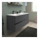 Duravit Waschtischunterschrank boden Sivida 128x59,2x47,7cm, 2 Schub., gra m, Gr. sw-5