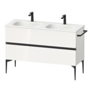 Duravit Waschtischunterschrank boden Sivida 128x59,2x47,7cm, 2 Schub., w hgl, Gr. sw