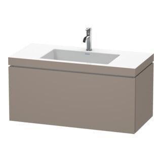 Duravit Waschtischunterschrank c-bonded L-Cube 100x48cm, 1 HL, bas. ma, 1 Ausz., wandhängend
