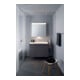 Duravit Waschtischunterschrank c-bonded L-Cube 100x48cm, 1 HL, E d ge, 2 Schub., wandhängend