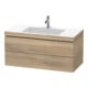 Duravit Waschtischunterschrank c-bonded L-Cube 100x48cm, 1 HL, E marm., 2 Schub., wandhängend-1