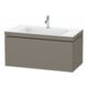 Duravit Waschtischunterschrank c-bonded L-Cube 100x48cm, 1 HL, f G m, 1 Ausz., wandhängend-1