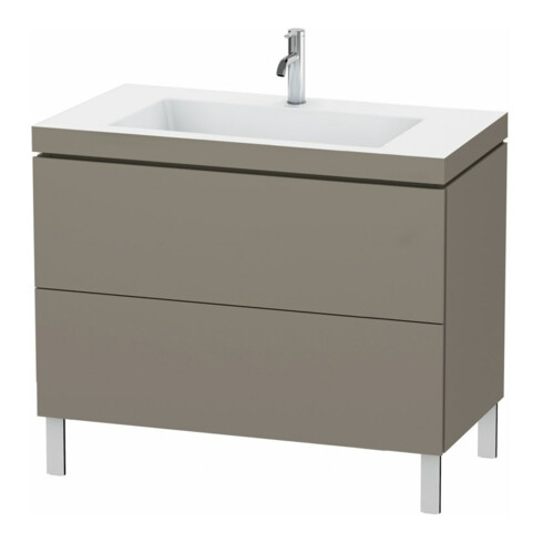 Duravit Waschtischunterschrank c-bonded L-Cube 100x48cm, 1 HL, f G m, 2 Ausz., steh.