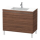 Duravit Waschtischunterschrank c-bonded L-Cube 100x48cm, 1 HL, N dkl., 2 Ausz., steh.-1