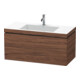 Duravit Waschtischunterschrank c-bonded L-Cube 100x48cm, 1 HL, N dkl., 2 Schub., wandhängend-1