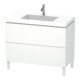 Duravit Waschtischunterschrank c-bonded L-Cube 100x48cm, 1 HL, we. ma, 2 Ausz., steh.-1