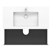 Duravit Waschtischunterschrank c-bonded L-Cube 100x48cm, 1 HL, we. ma, 2 Schub., wandhängend-4