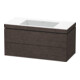 Duravit Waschtischunterschrank c-bonded L-Cube 100x48cm, o HL, E d ge, 2 Schub., wandhängend-1