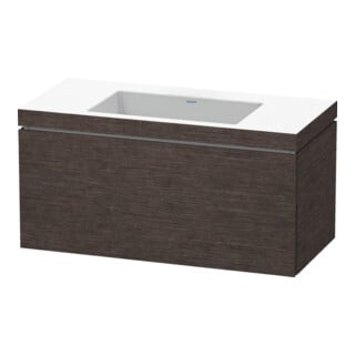 Duravit Waschtischunterschrank c-bonded L-Cube 100x48cm, o HL, E d geb., 1 Ausz., wandhängend