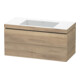 Duravit Waschtischunterschrank c-bonded L-Cube 100x48cm, o HL, E marm., 2 Schub., wandhängend-1