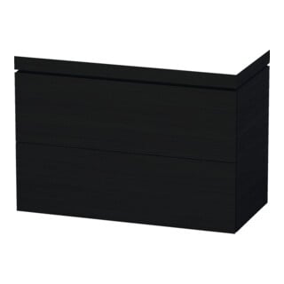 Duravit Waschtischunterschrank c-bonded L-Cube 100x48cm, o HL, E s, 2 Ausz., bodensteh.